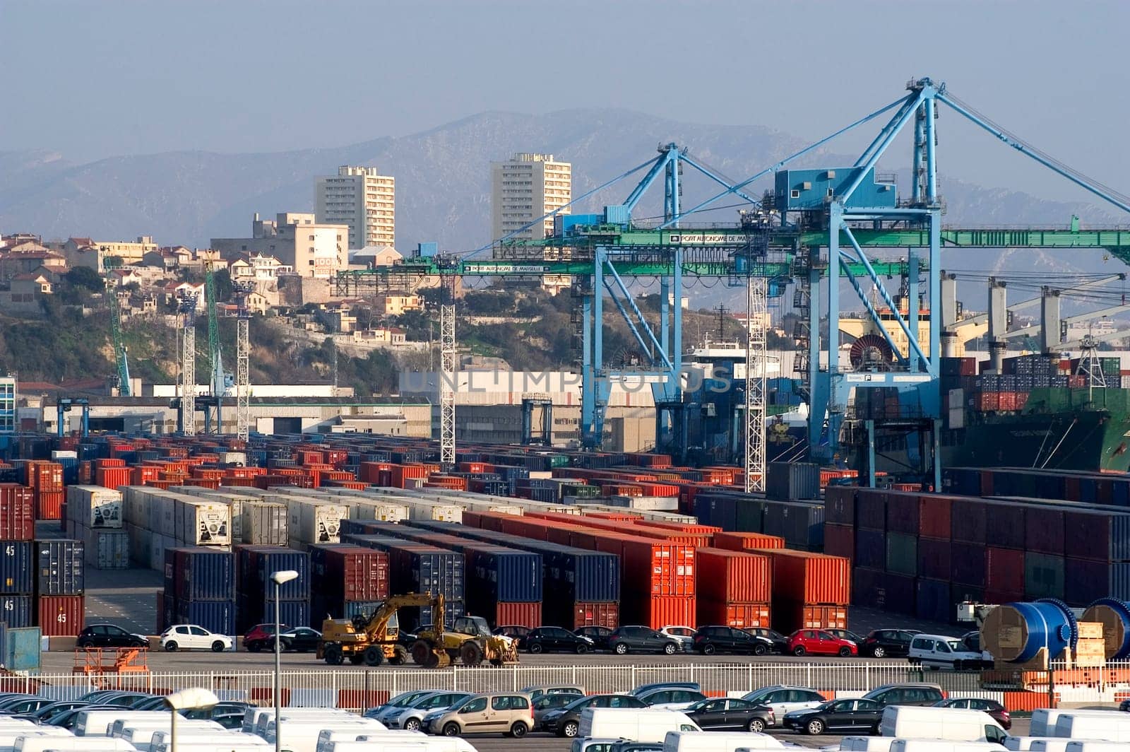 containers at the port for shipment