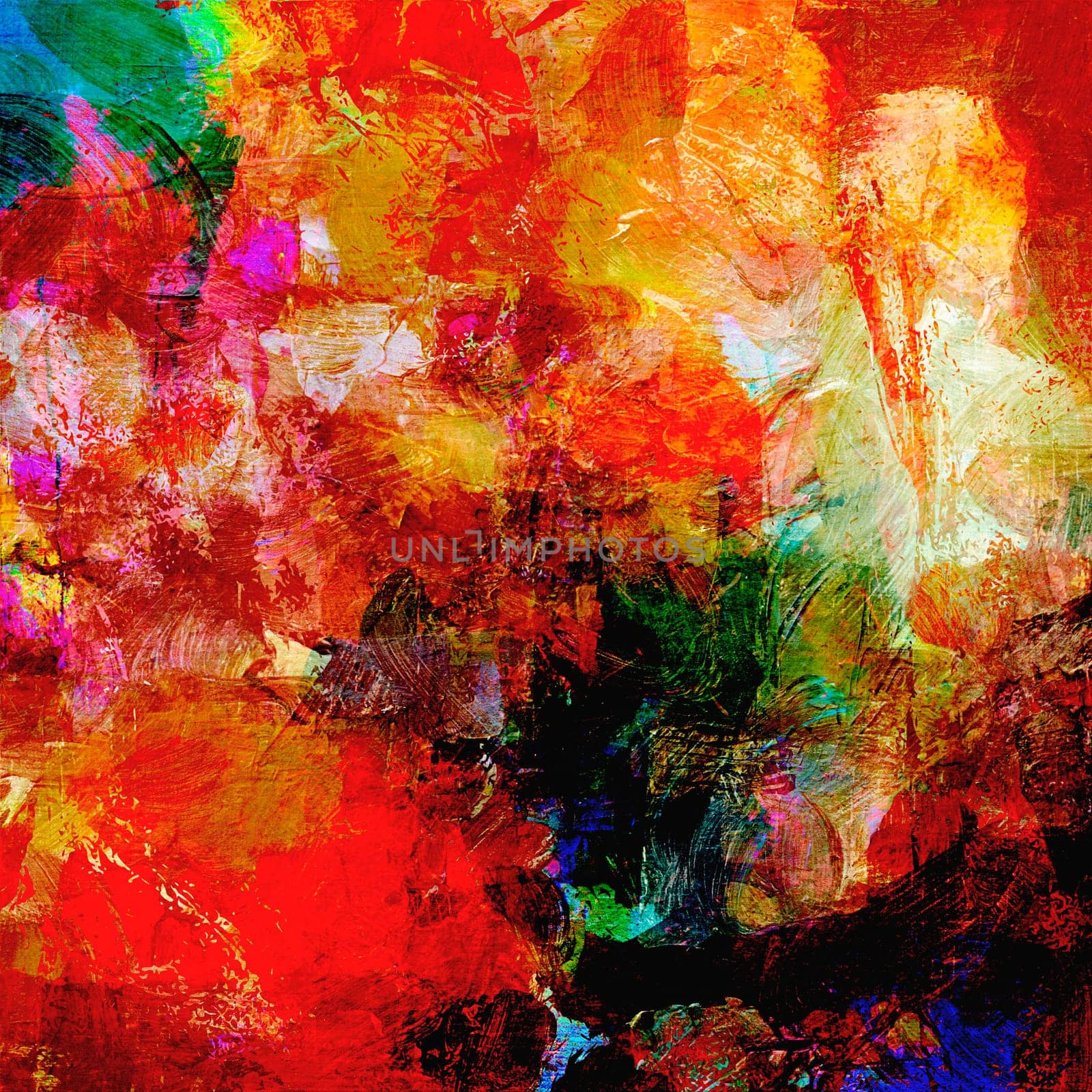 Mixed Media Collage - Abstract Background