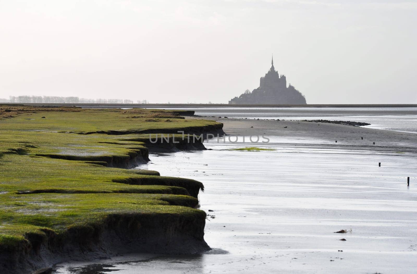 The Mont-Saint-Michel as seen from the Roche Torin