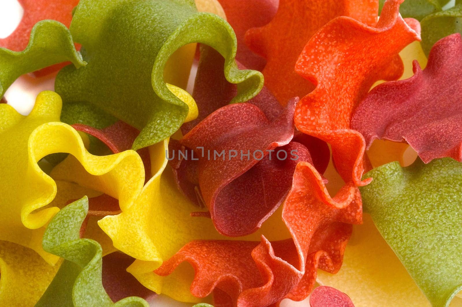 Coloured pasta products