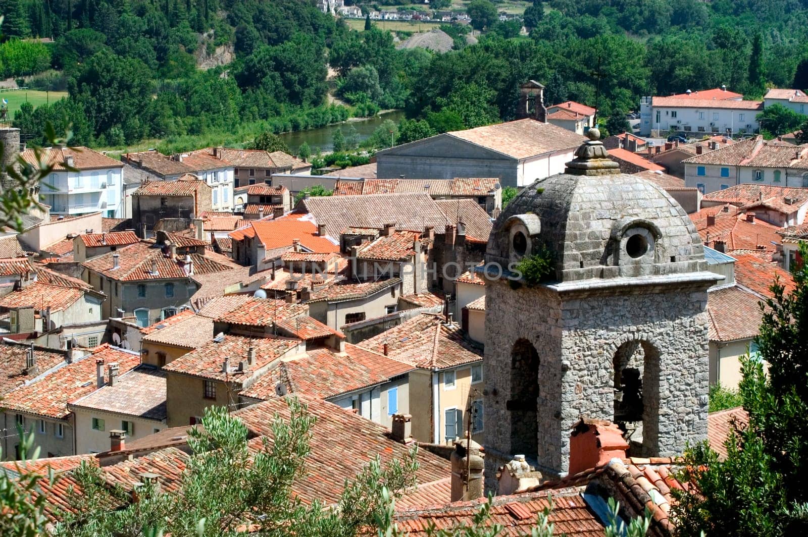 Center town of Anduze