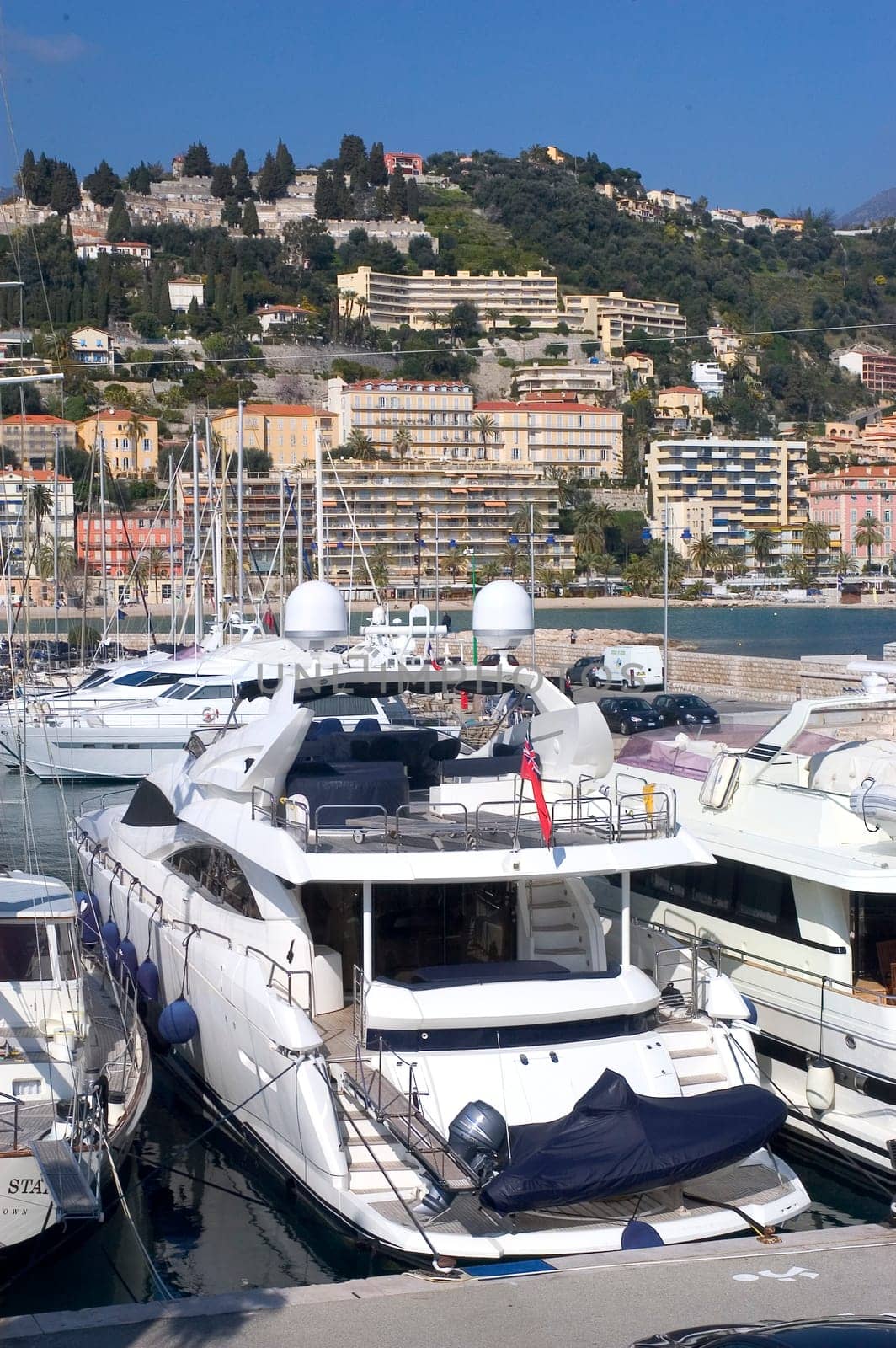 yachts in Monaco Harbour