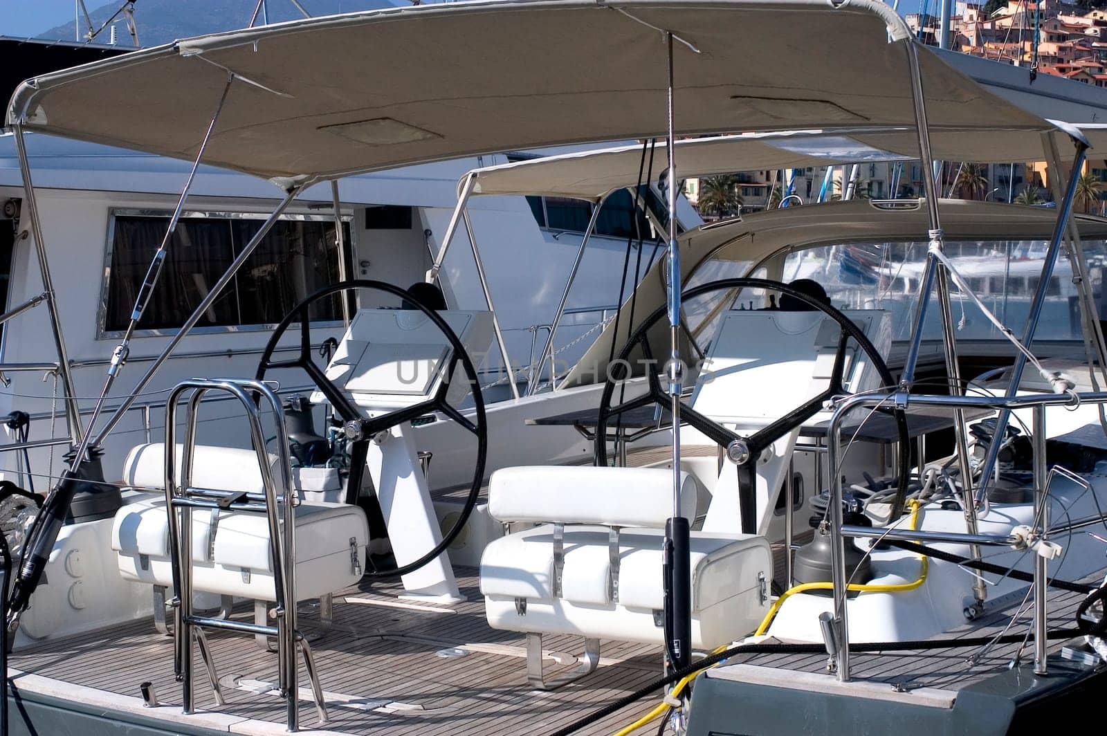 yachts in Monaco Harbour