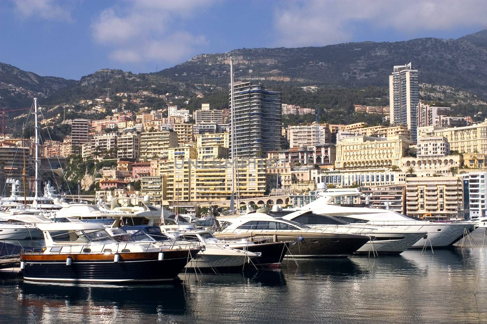 yachts in Monaco Harbour