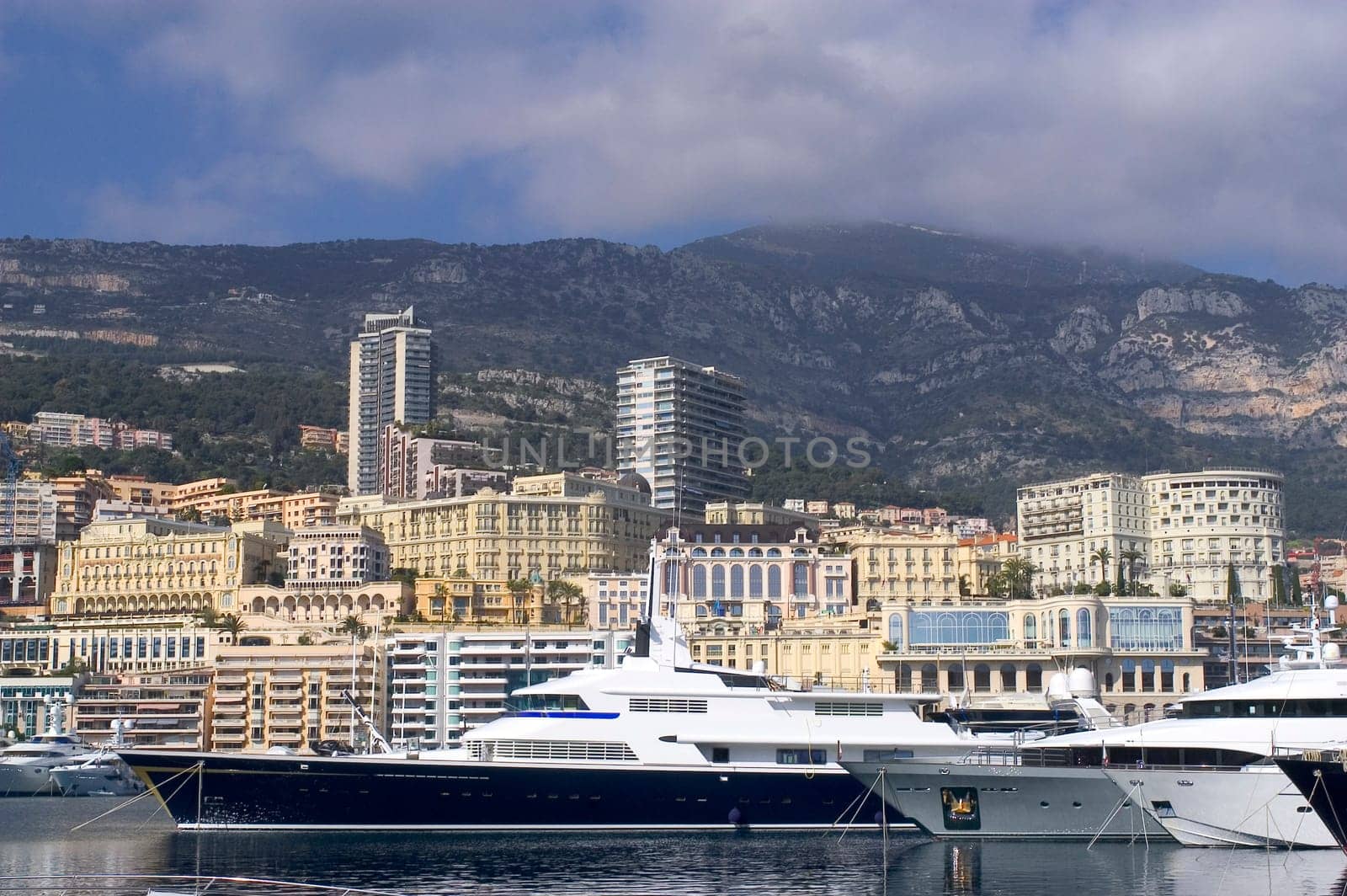 yachts in Monaco Harbour