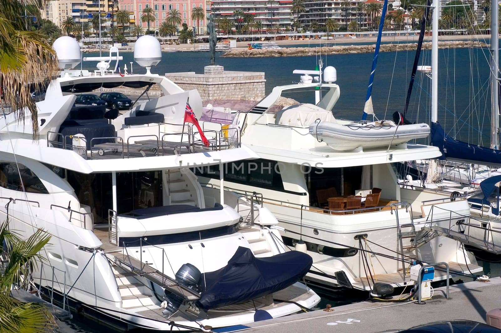 yachts in Monaco Harbour