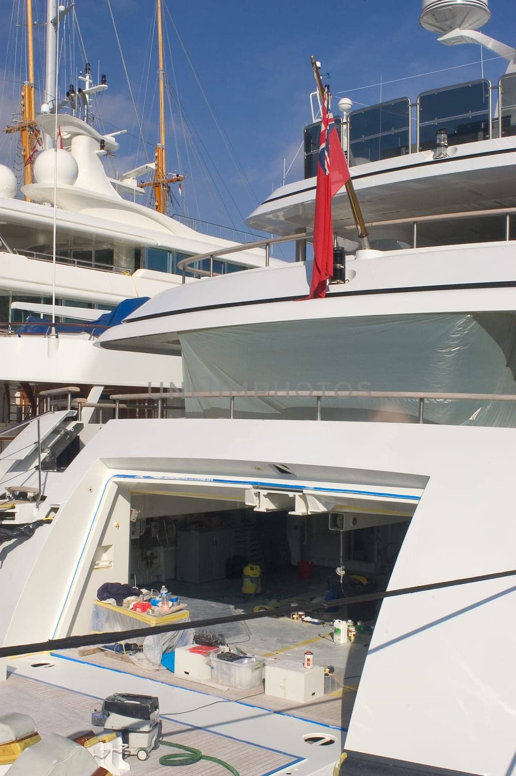 yachts in Monaco Harbour