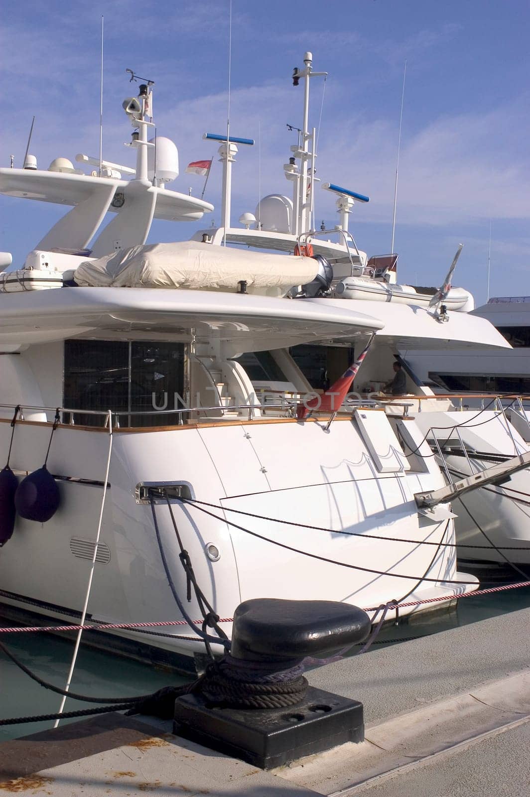 yachts in Monaco Harbour