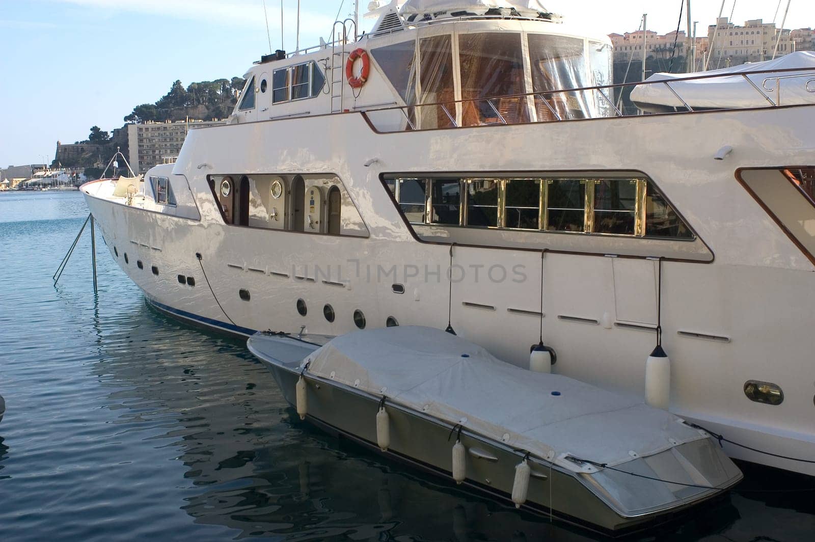 yachts in Monaco Harbour