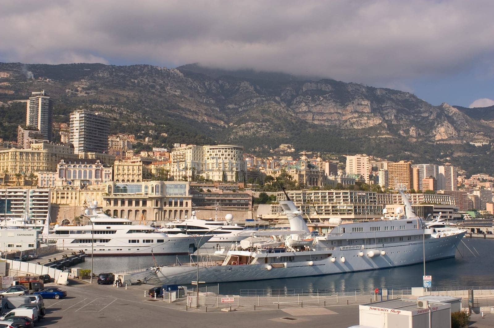 yachts in Monaco Harbour