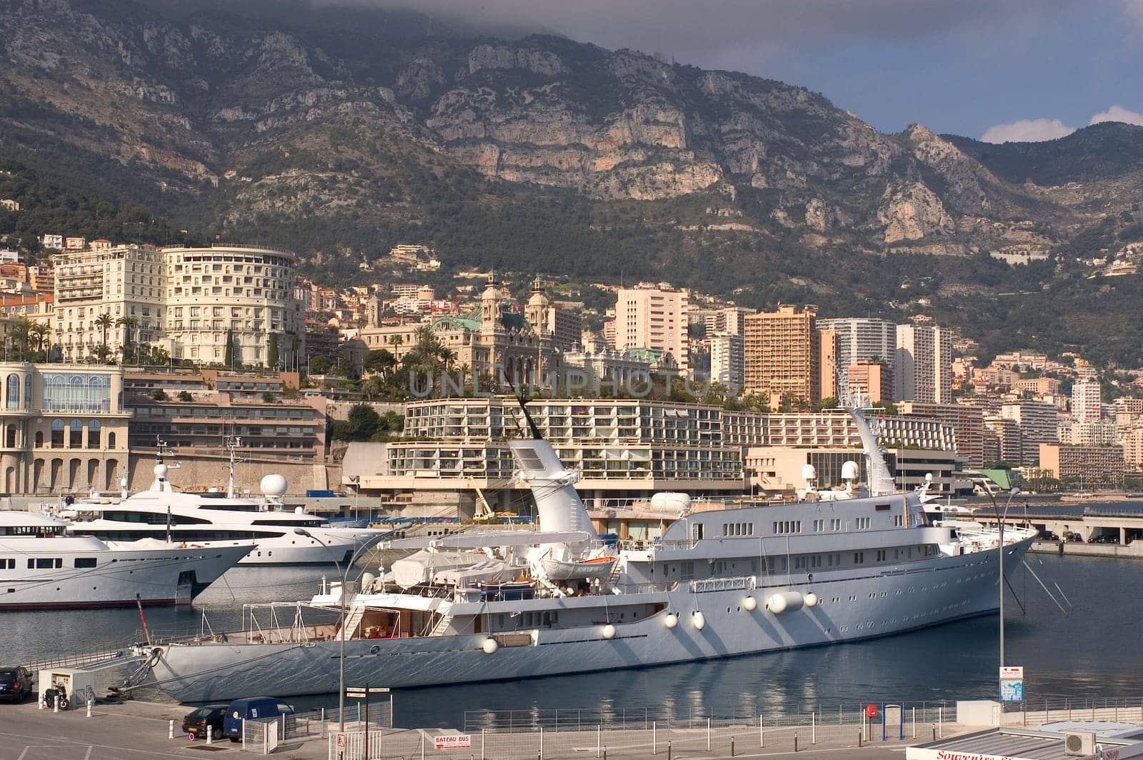 yachts in Monaco Harbour