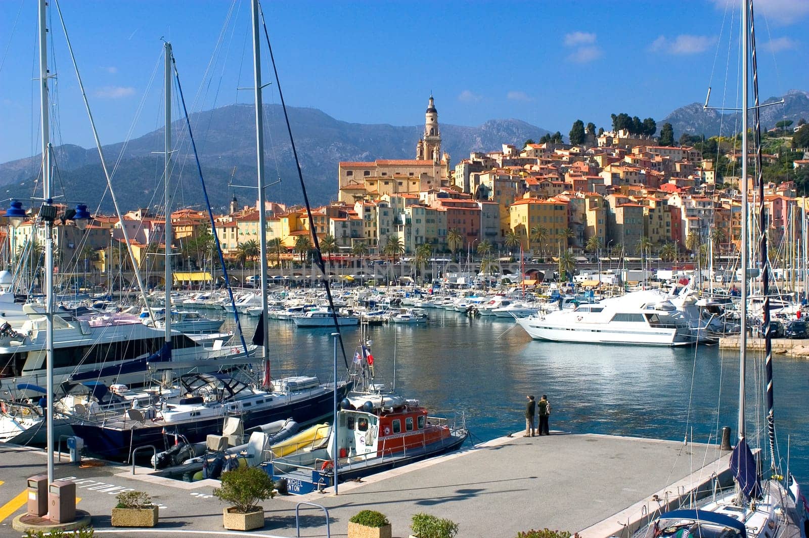 yachts in Monaco Harbour