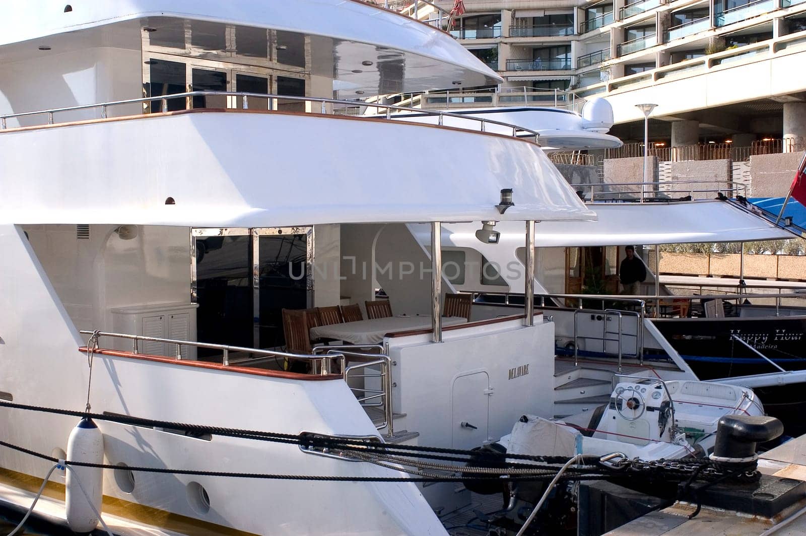 yachts in Monaco Harbour