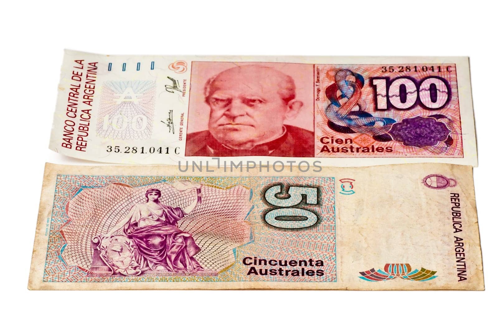 Former Argentine banknotes