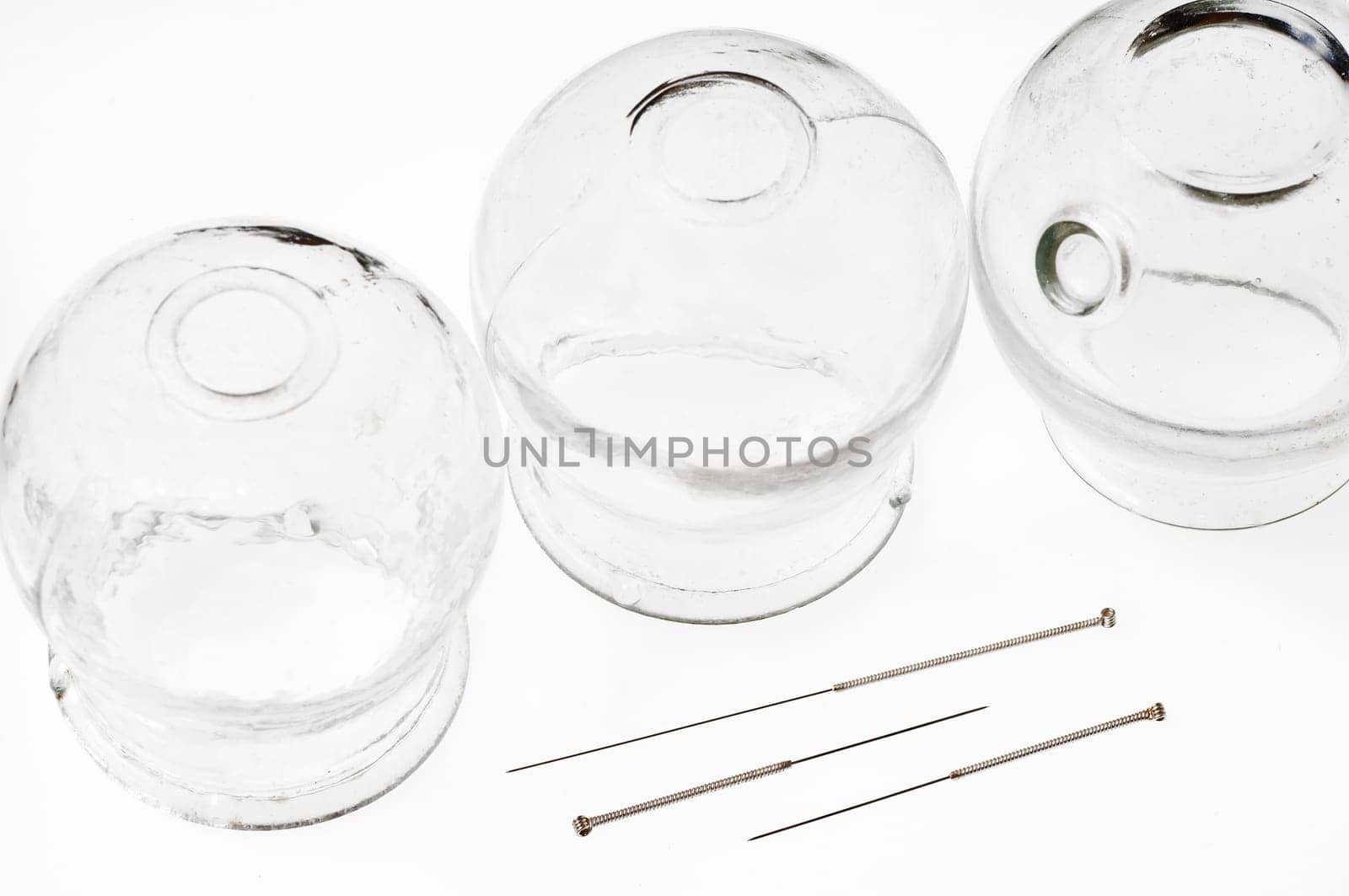 Acupuncture needles and cupping glasses