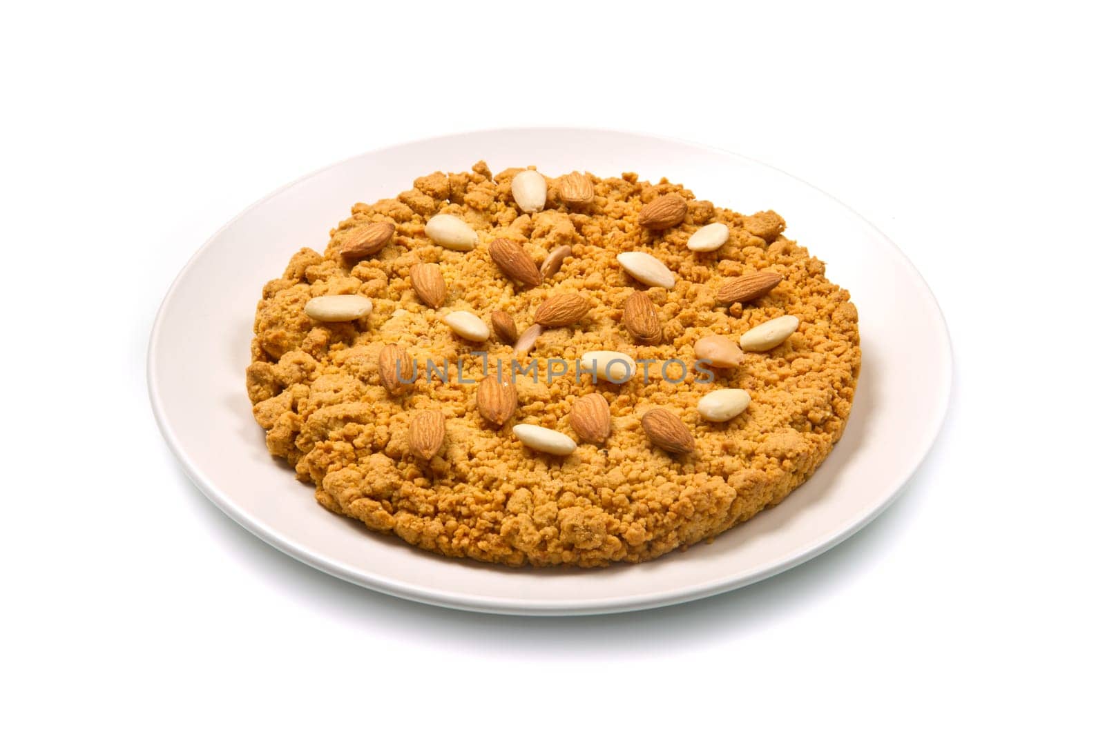 italian cake with almonds