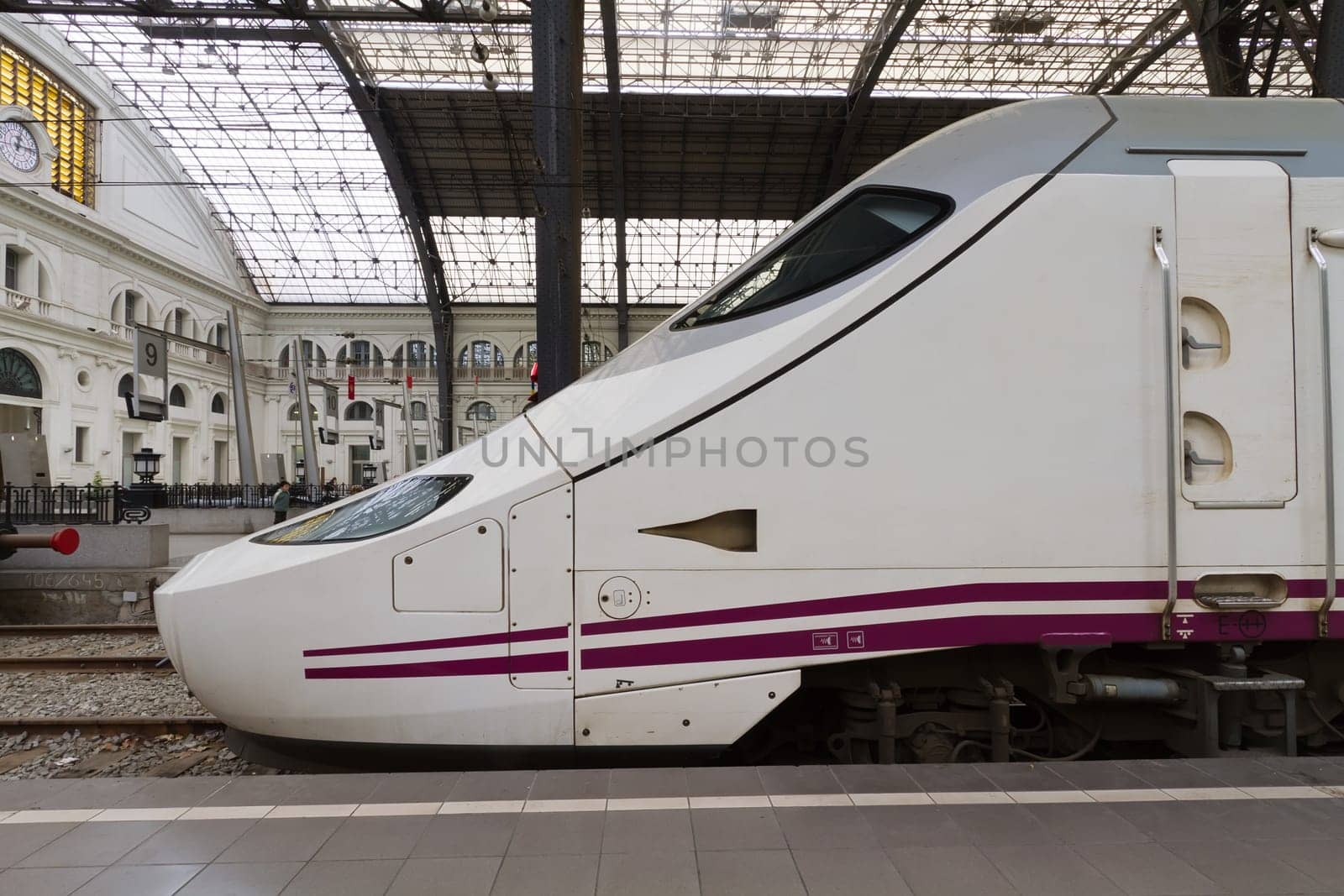 TGV. high speed train, Spain. France Station. Barcelona