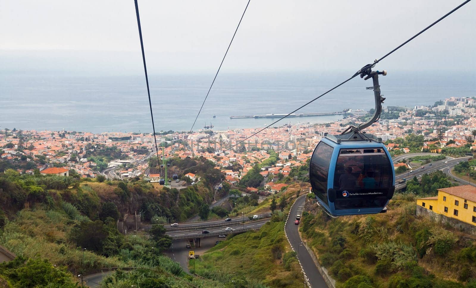 Cablecar in Funchal Madeira Portugal