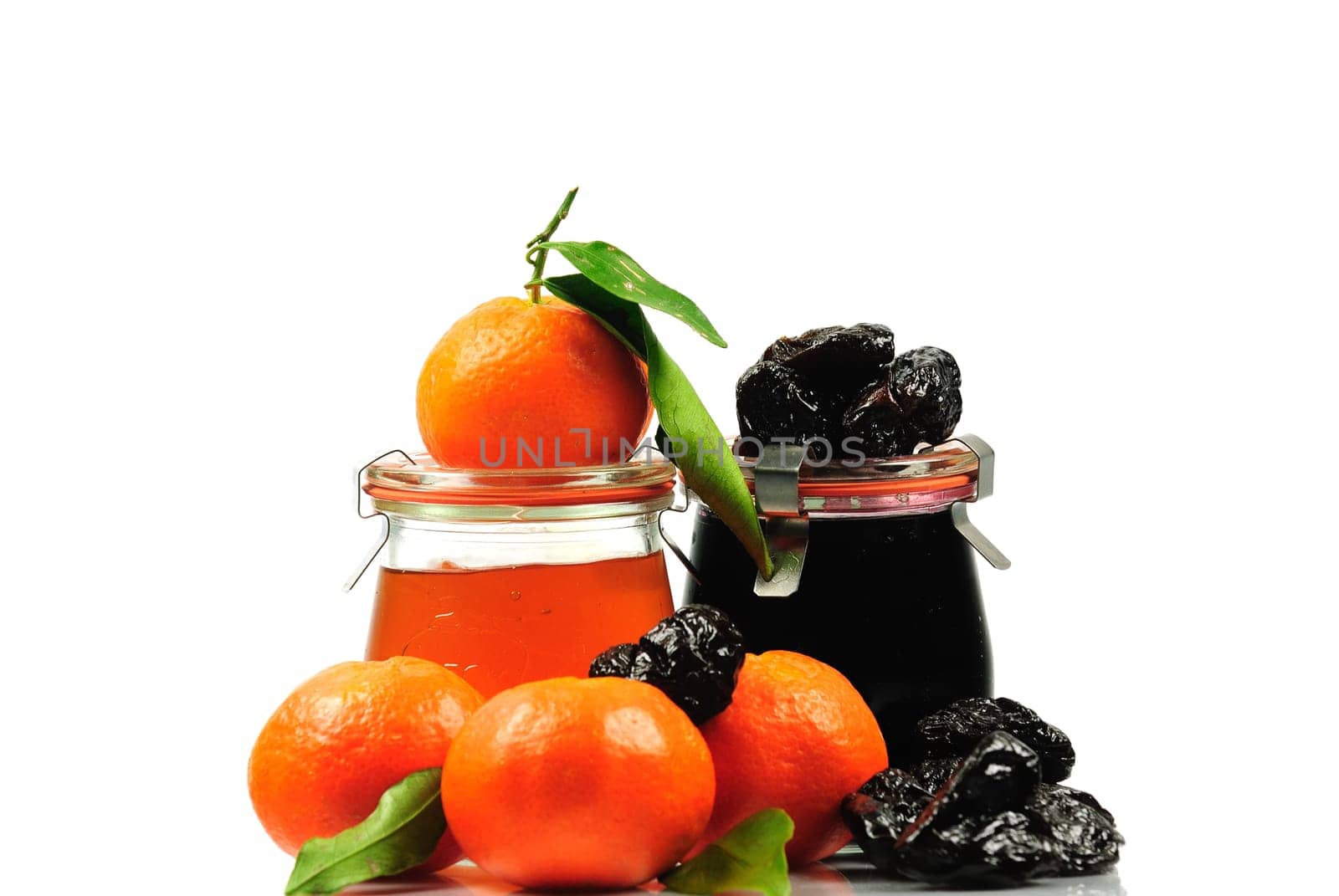 Oranges and plum jam