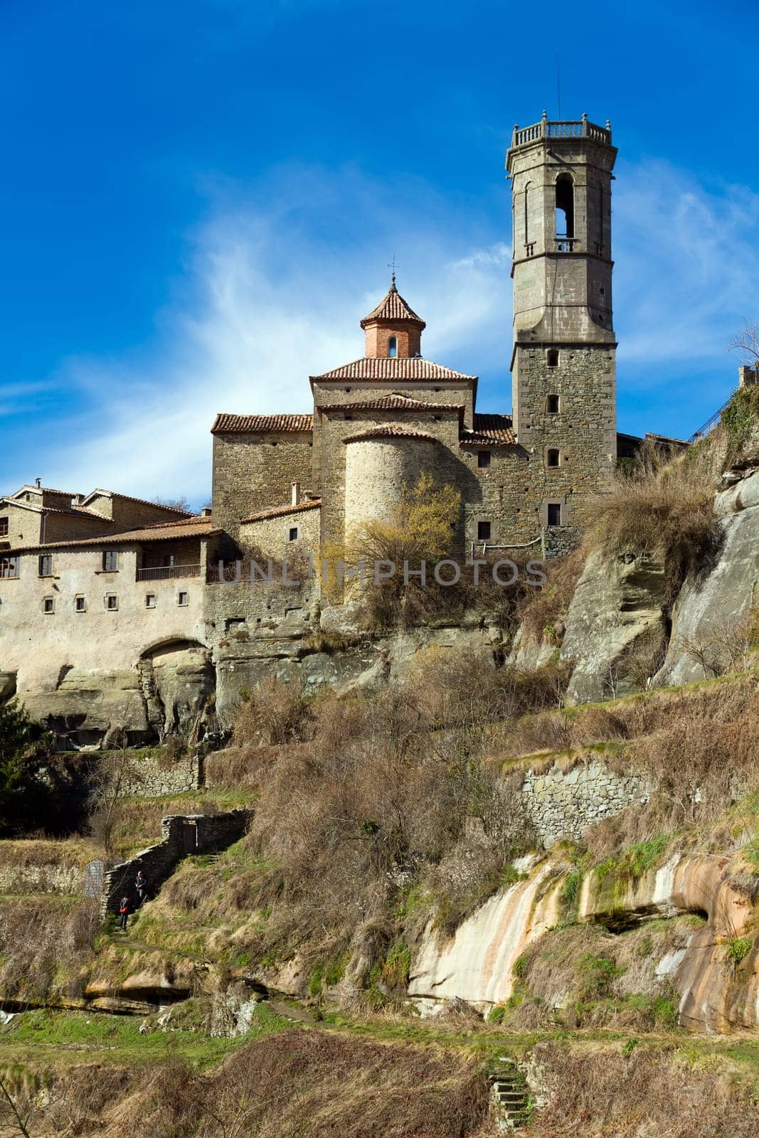 landscape at Rupit ( historical town at Catalonia )