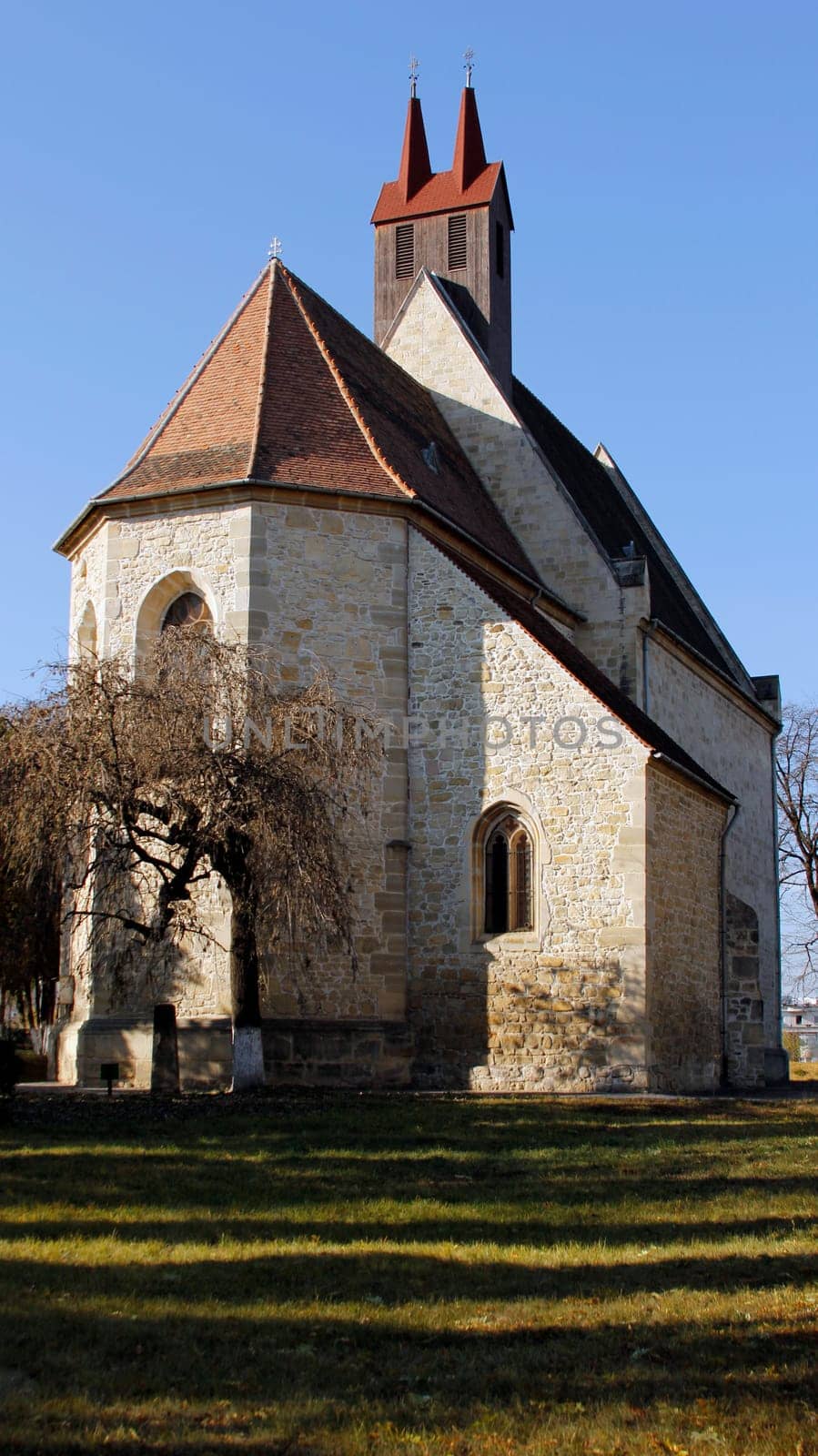Fortified church Mansatur in Cluj Napoca, Romania from 9 Century
