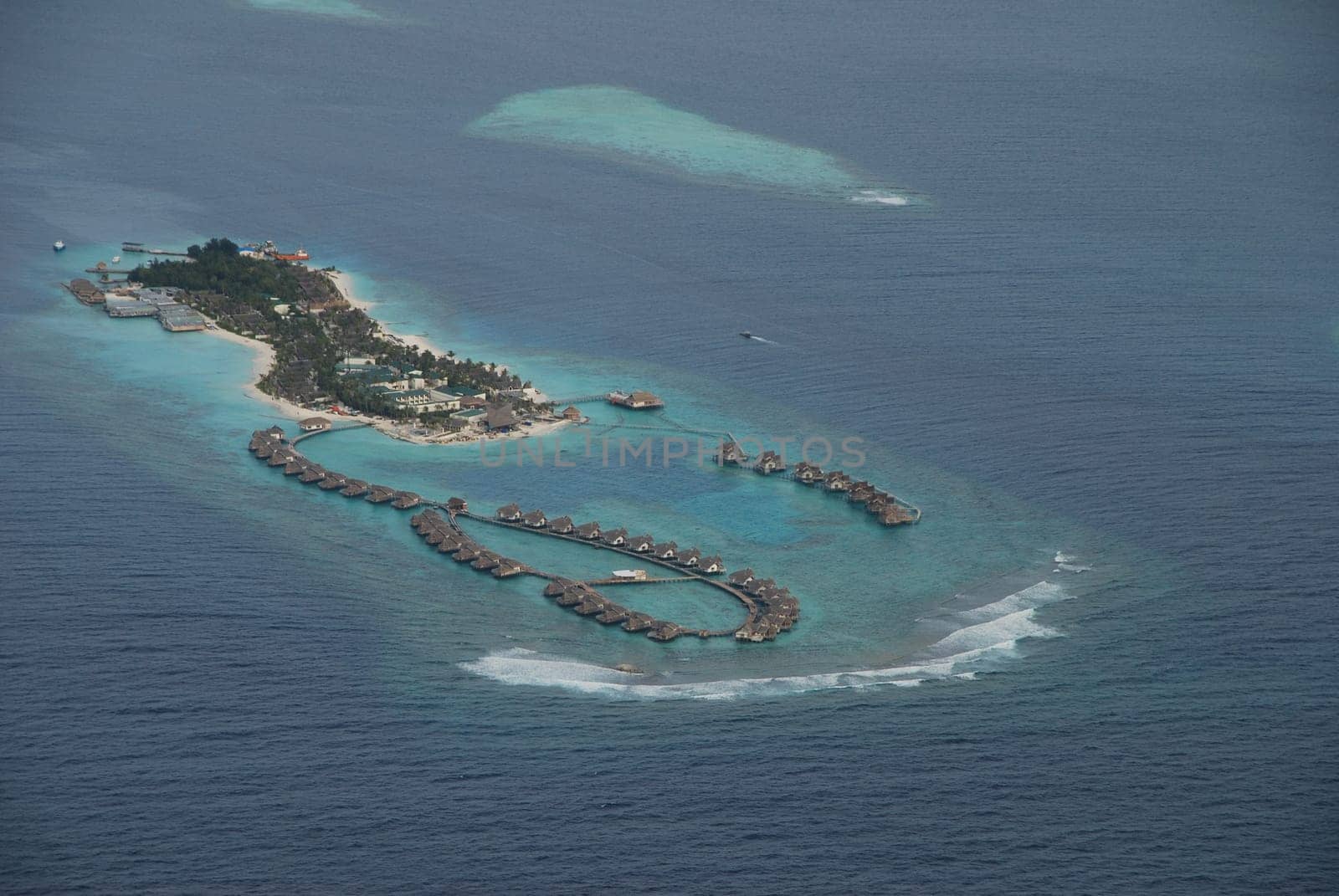 Maldives Island Aerial View
