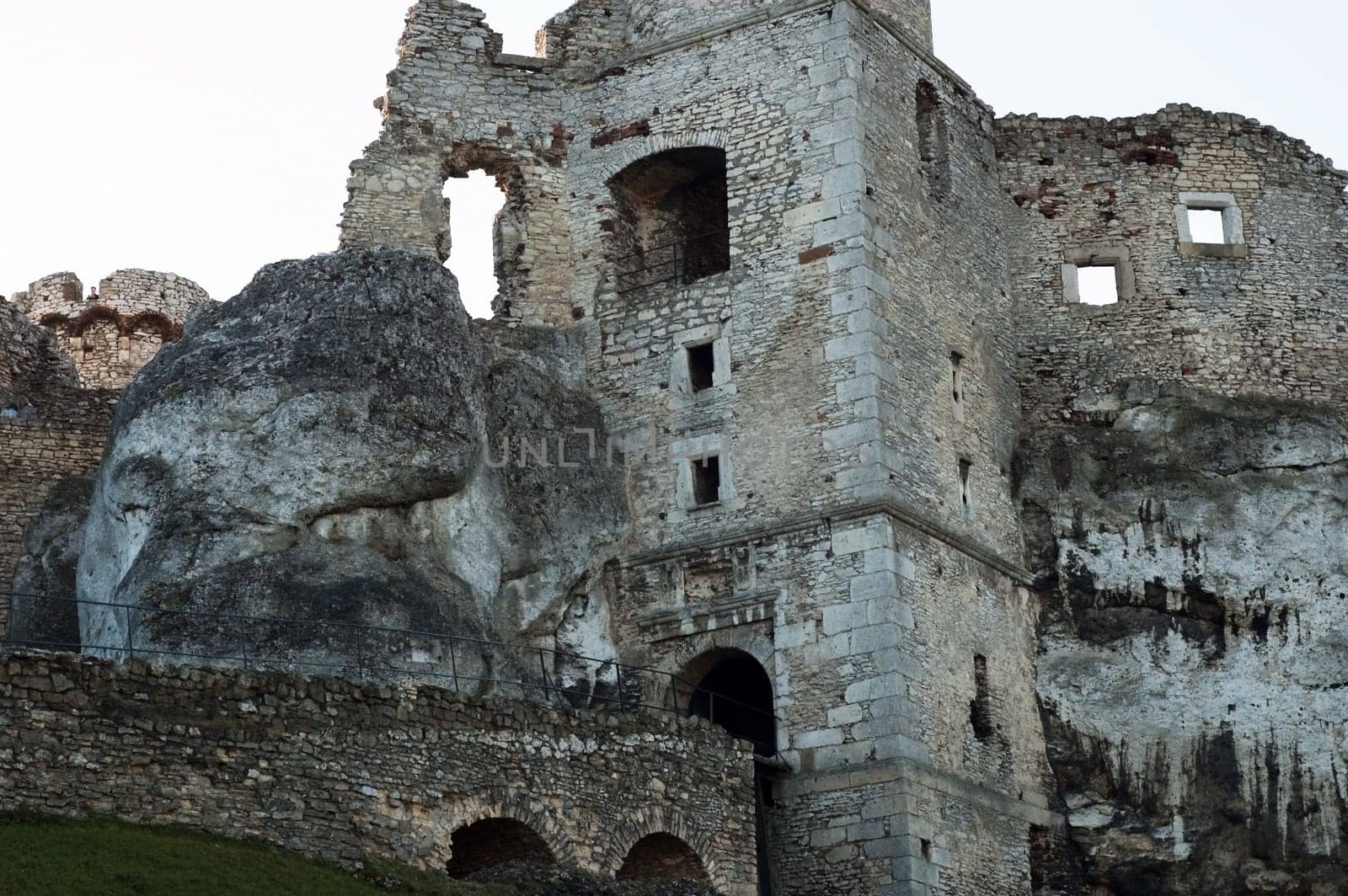 Ruins of great castle in Ogrodzieniec