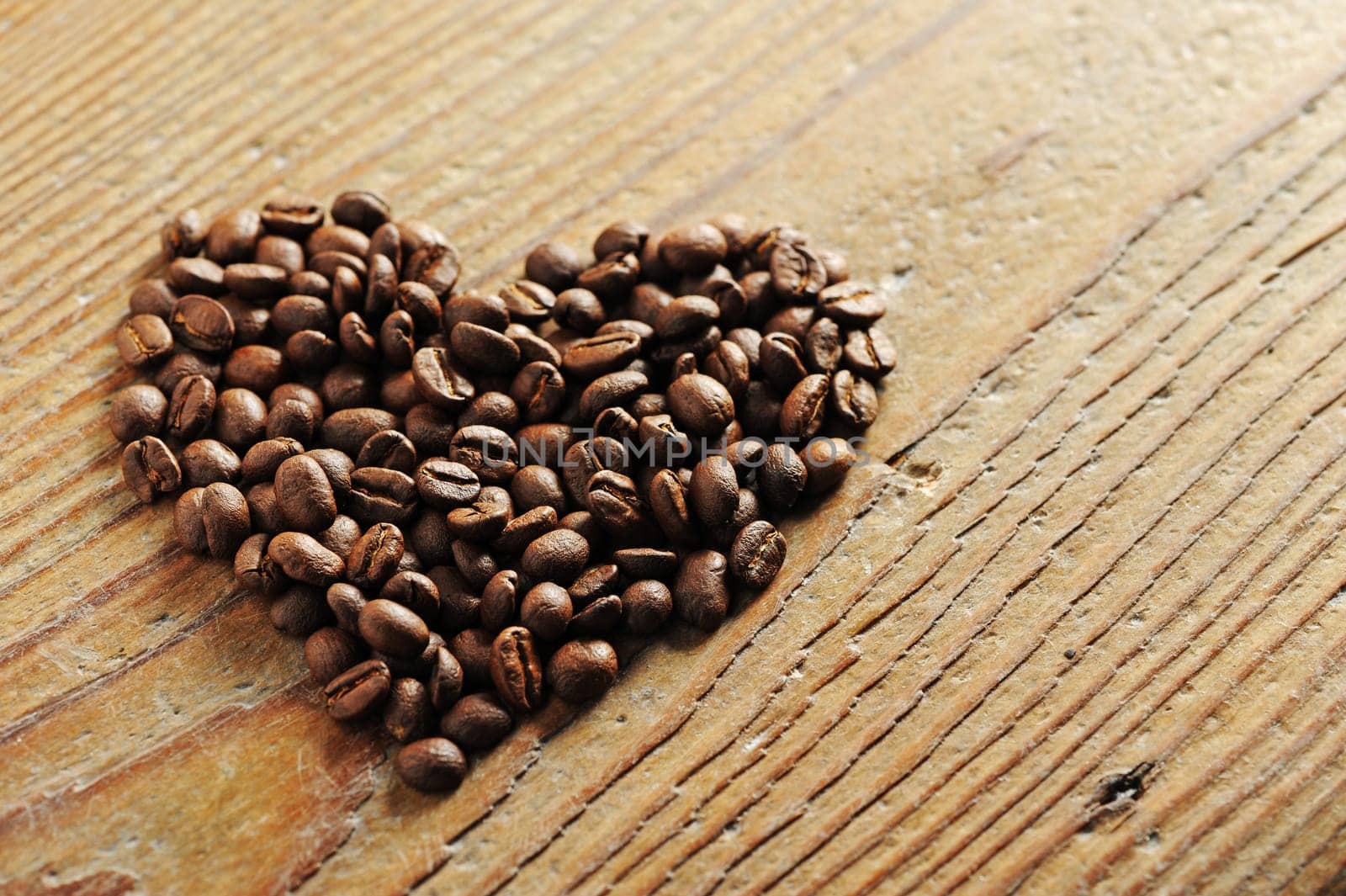 Symbol of Love, coffee beans