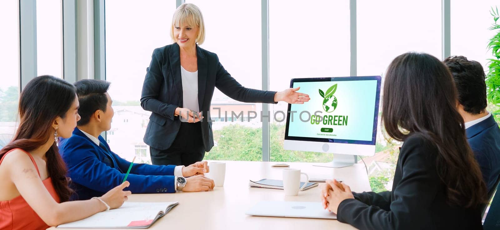 Green business transformation for modish corporate business to thank green marketing strategy