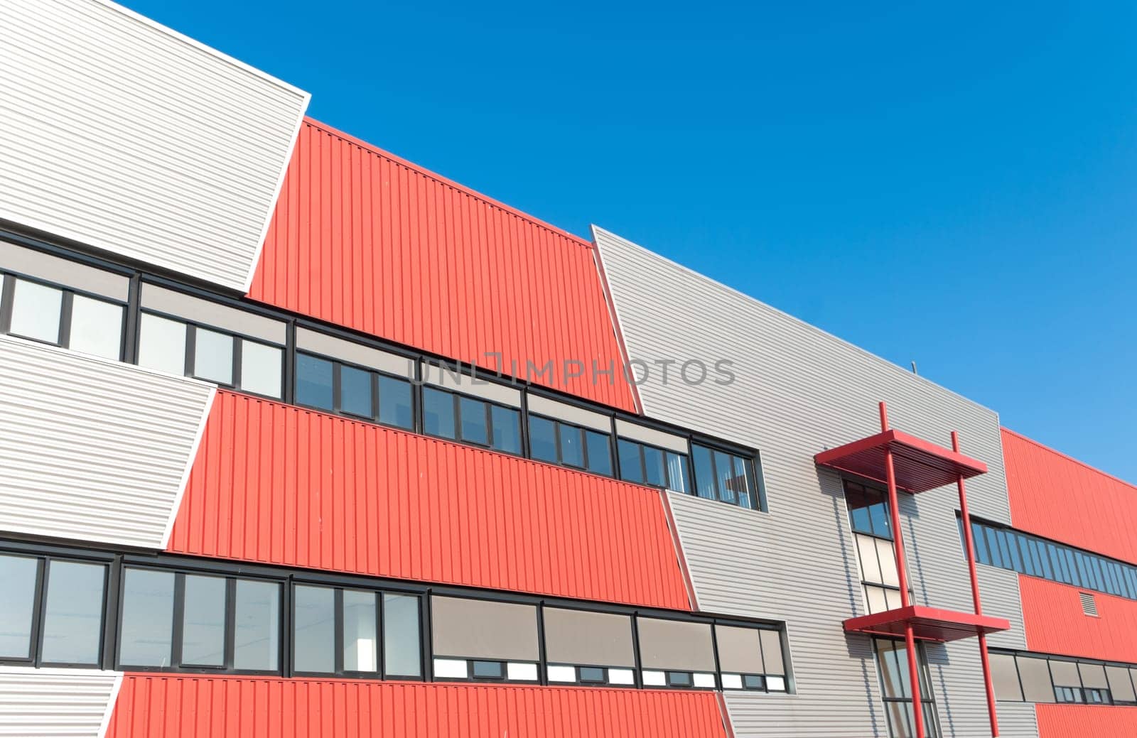 facade of a modern office building in Hengelo, Netherlands