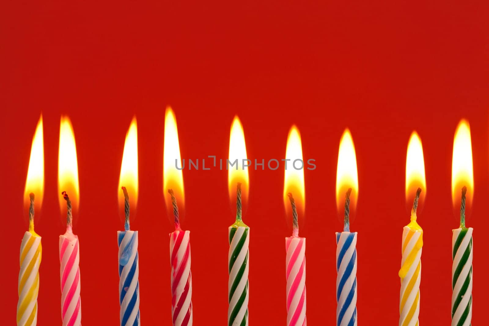 Burning candles