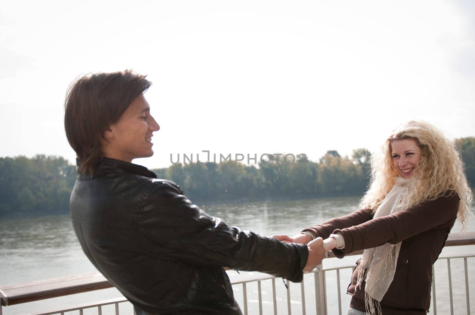 Great time - young couple together