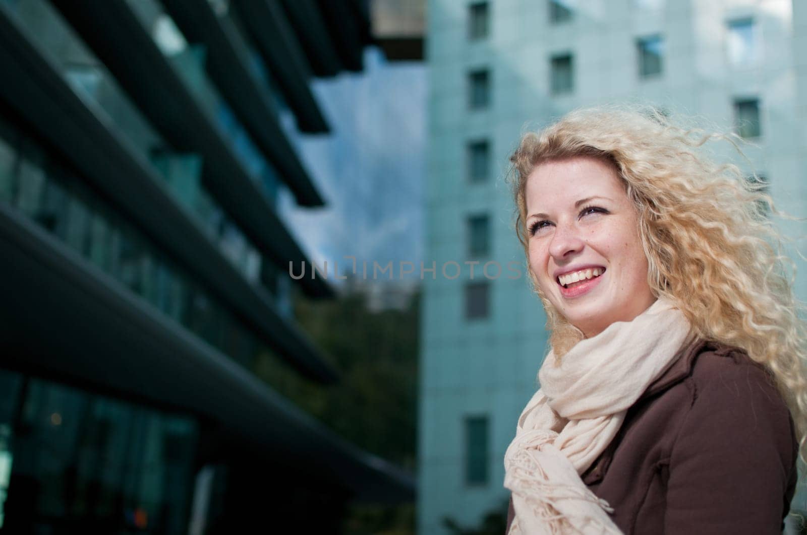 Business woman outdoor portrait