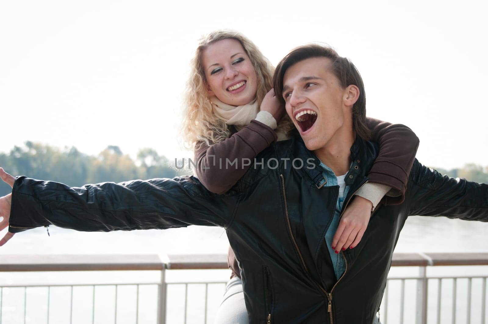 Great time - young couple together