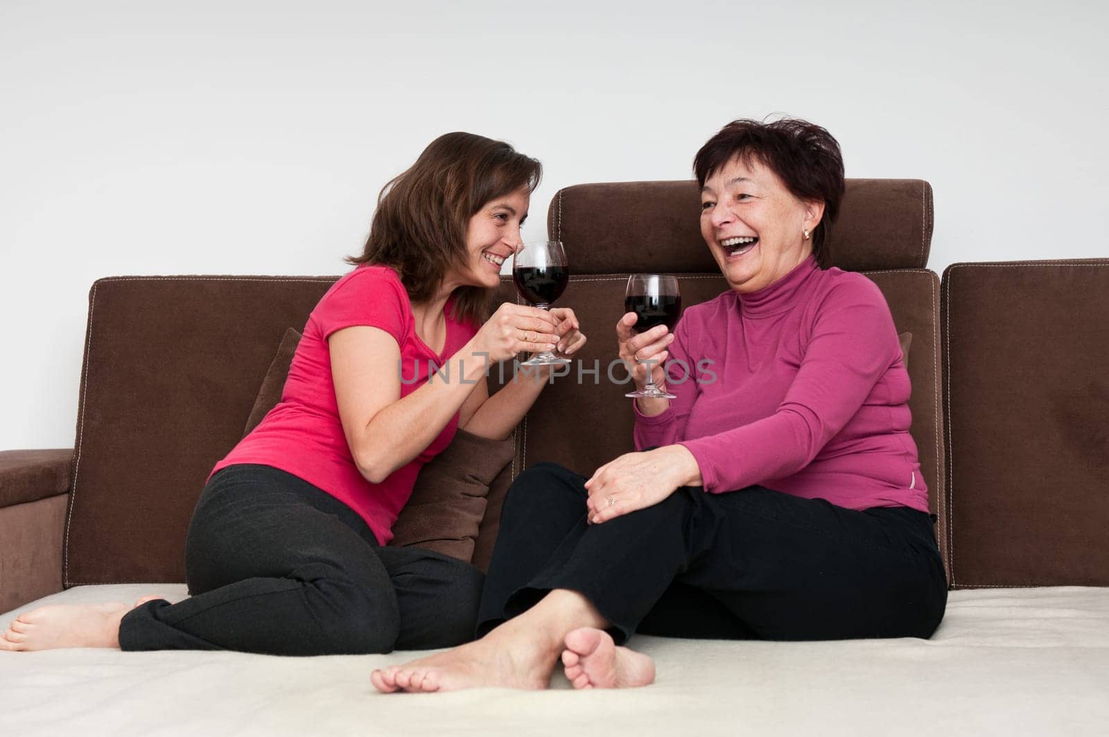 Happy time - mother with daughter