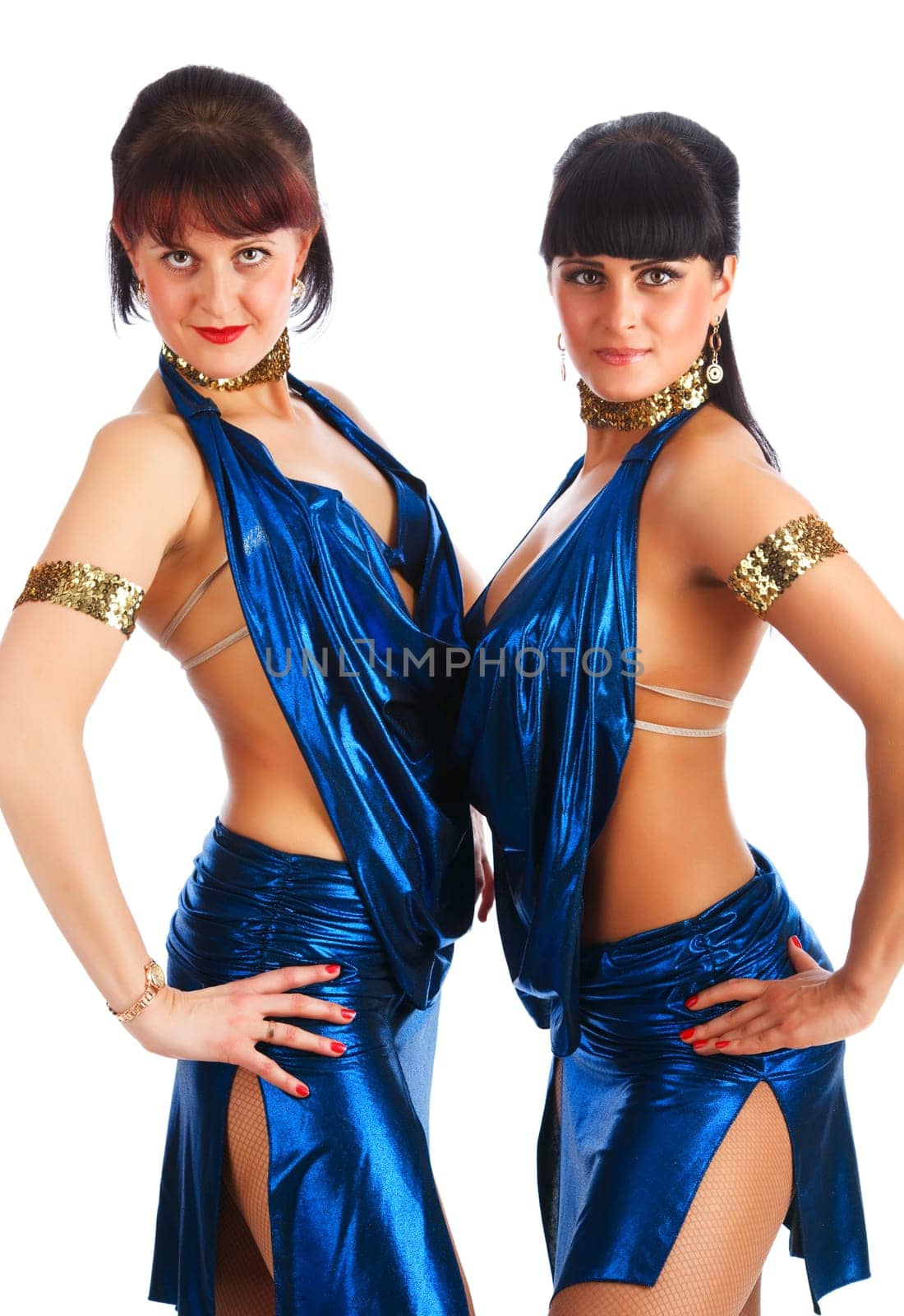 Beautiful samba dancers.  Dancing contest.