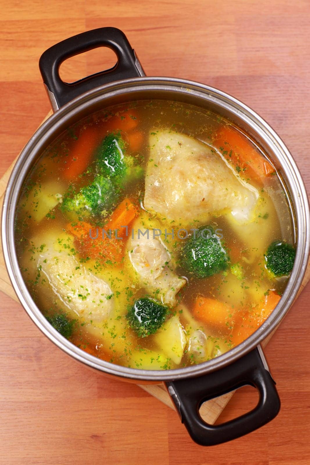 Healthy and diet food - vegetable soup