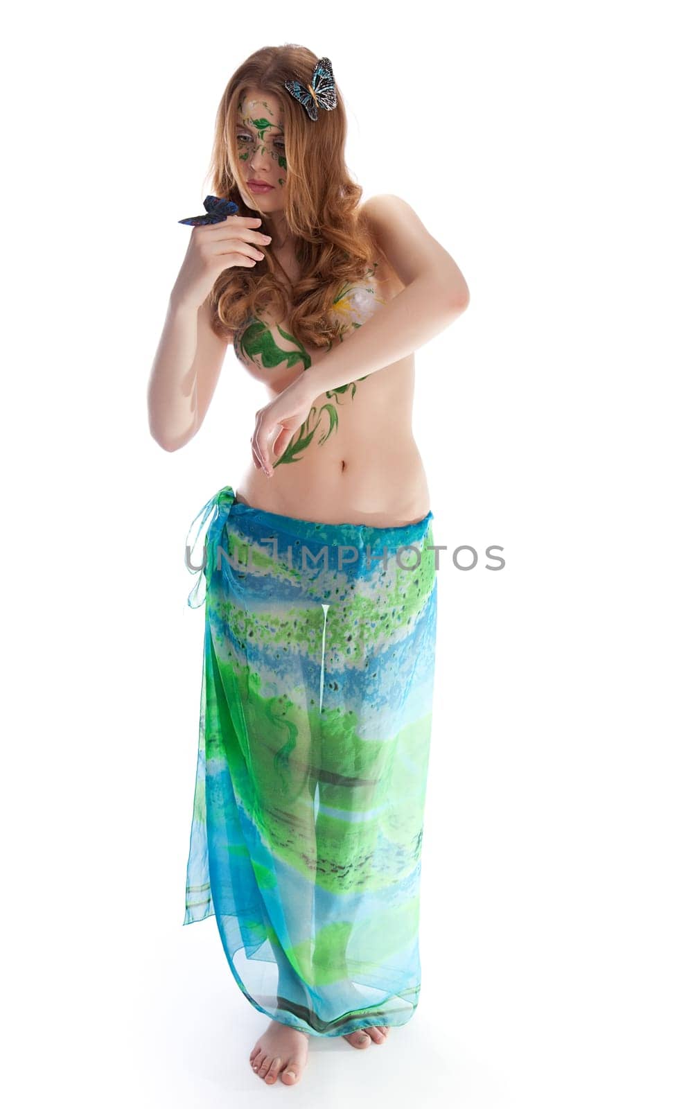 Young girl in the Spring image