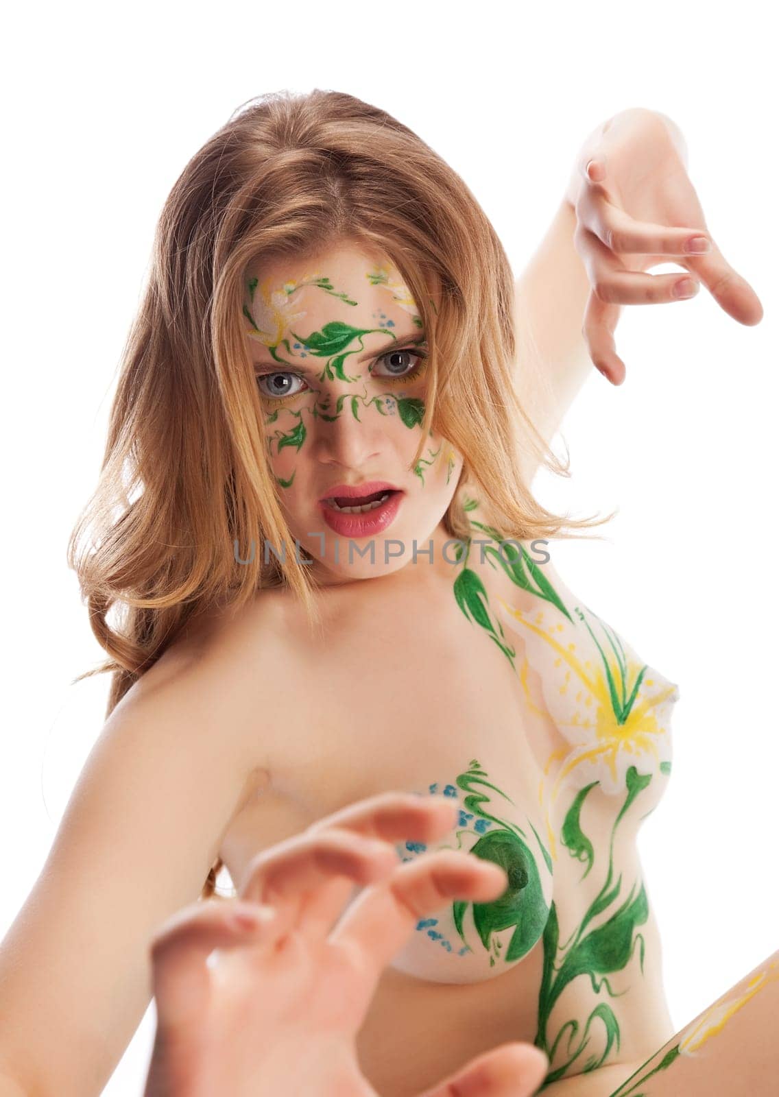 Young girl in the Spring image