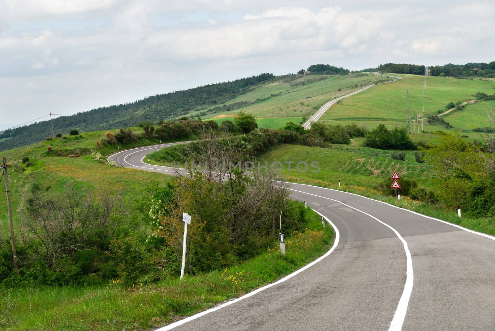 street corners in the countryside of Tuscany