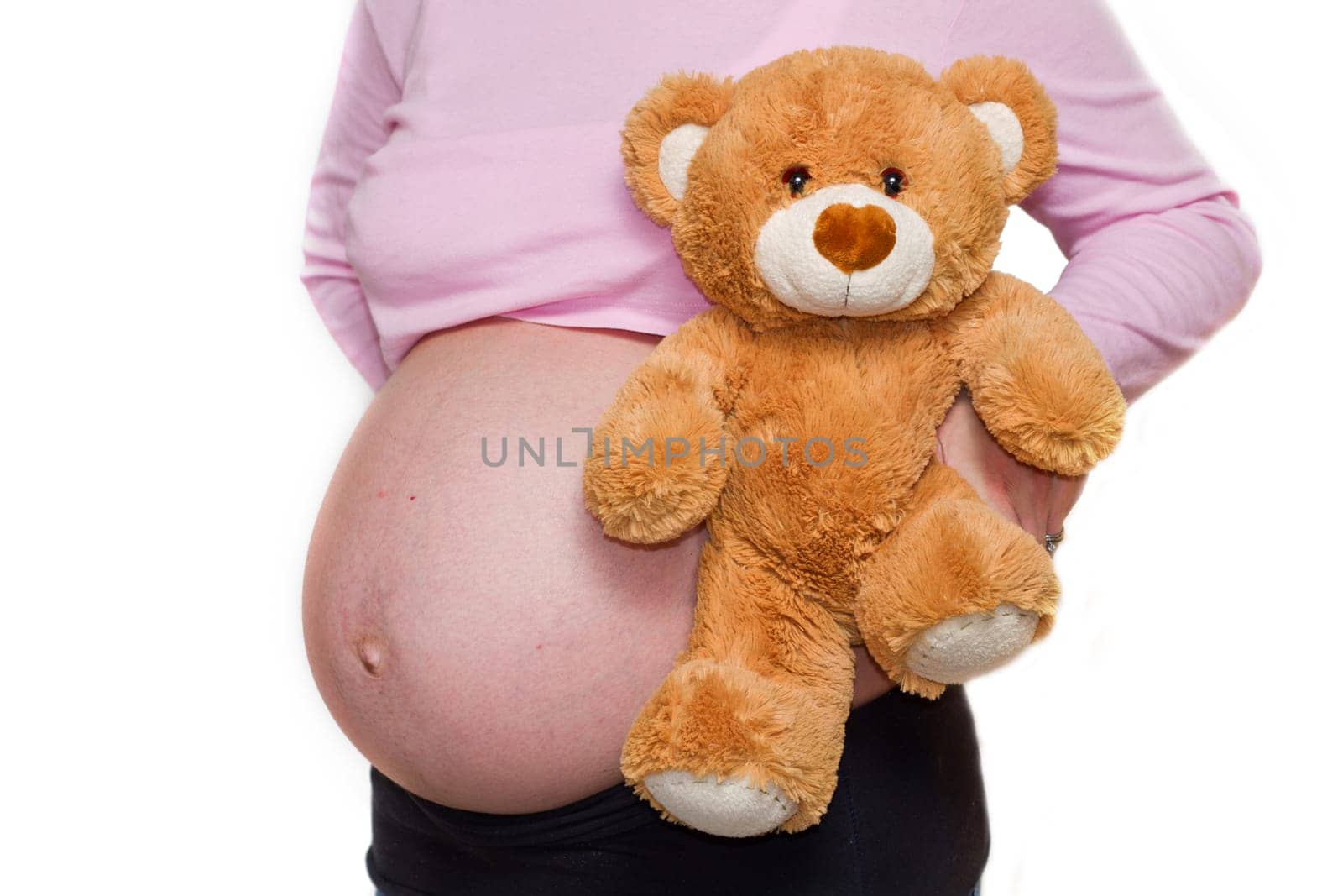 Teddy bear and belly