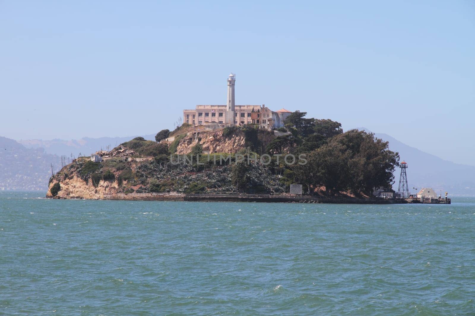 Famous Alcatraz island in San Francisco