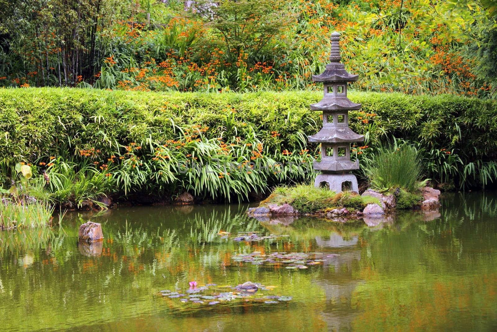 Peaceful zen garden