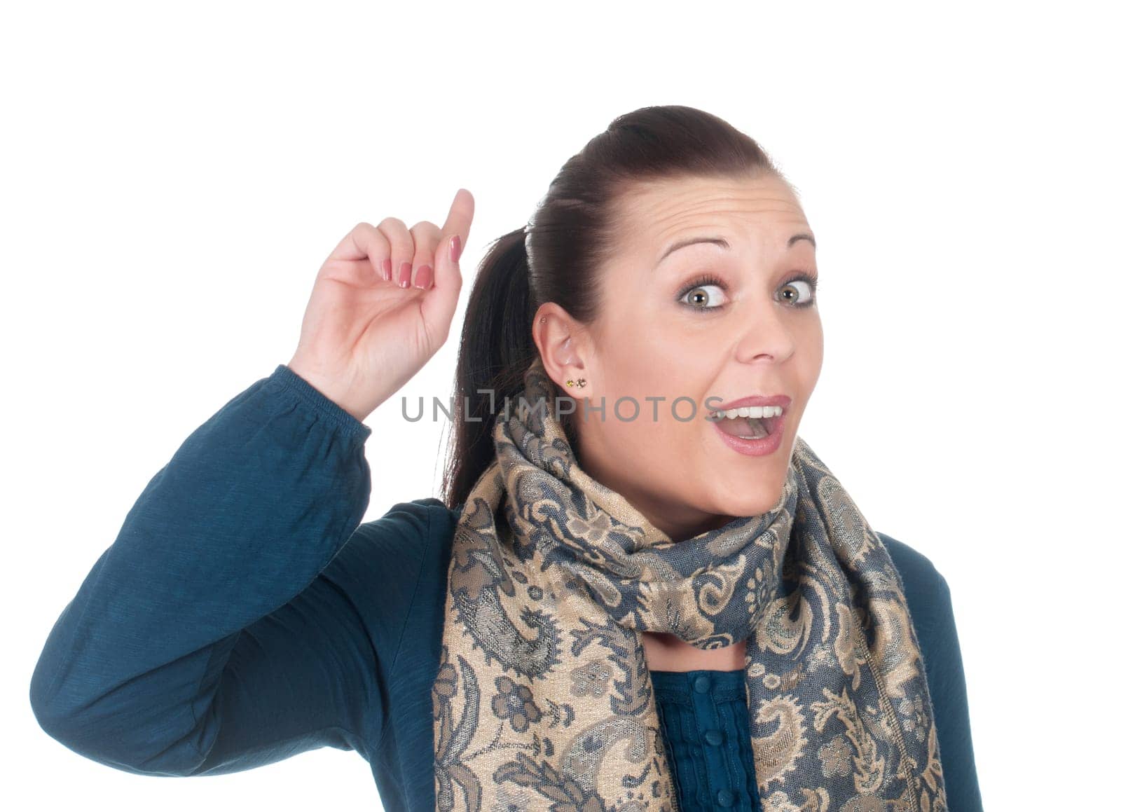 Young woman has an idea