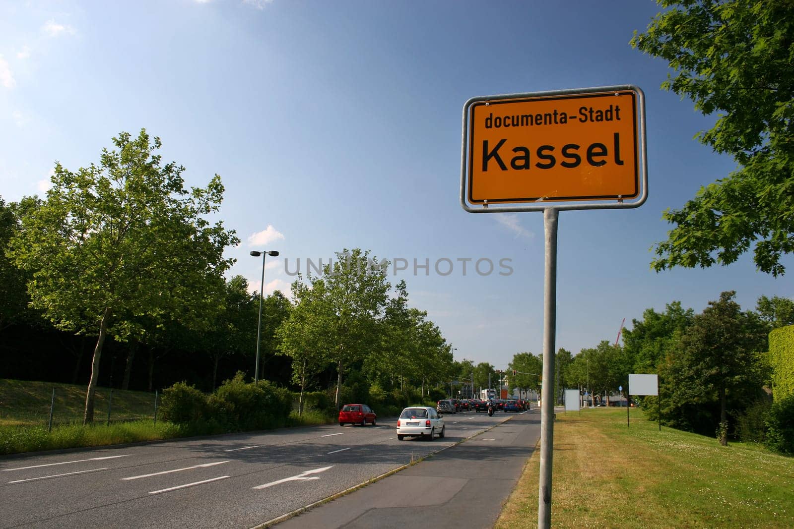 Town sign of Kassel