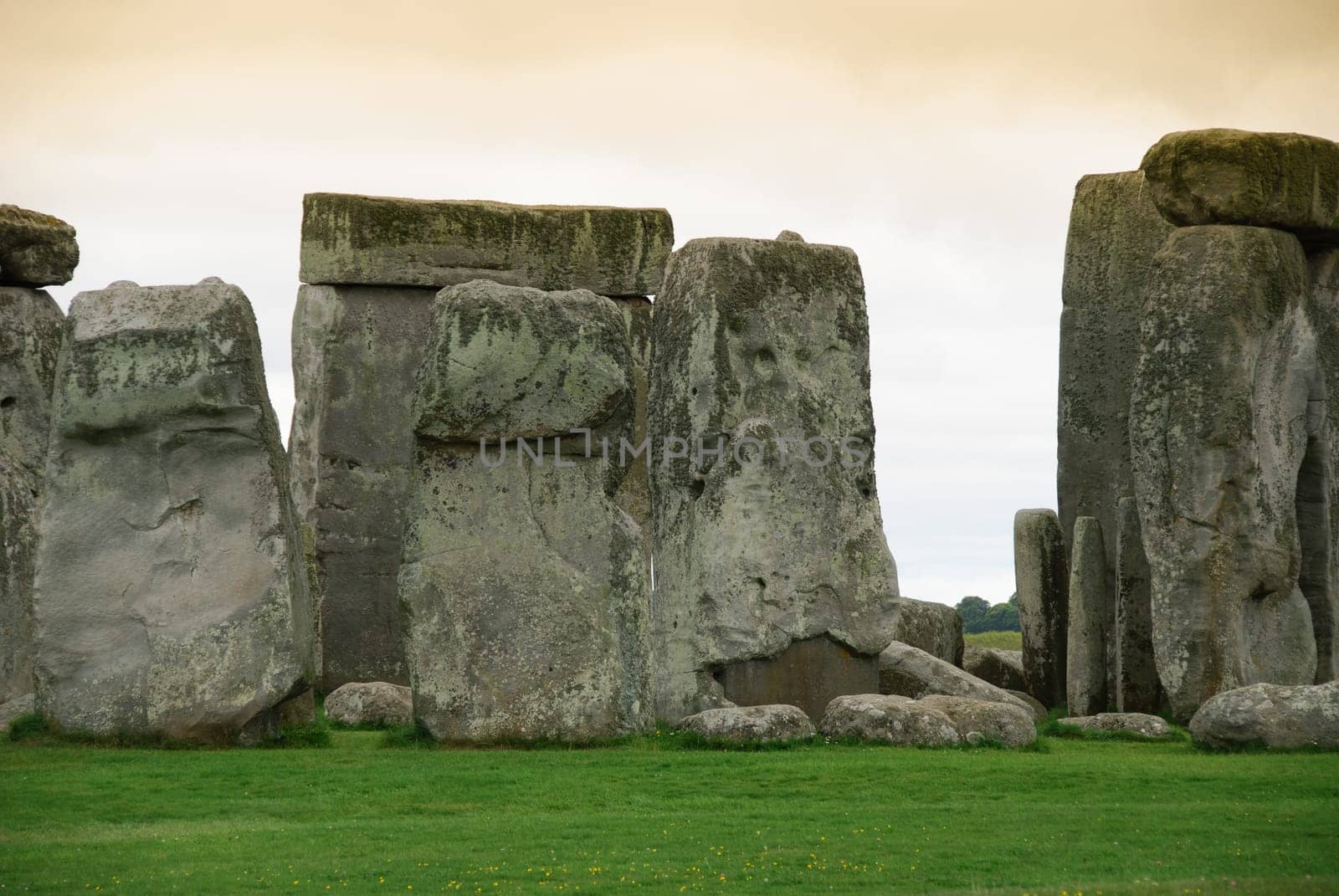 monolti in the archaeological site of Stonehenge