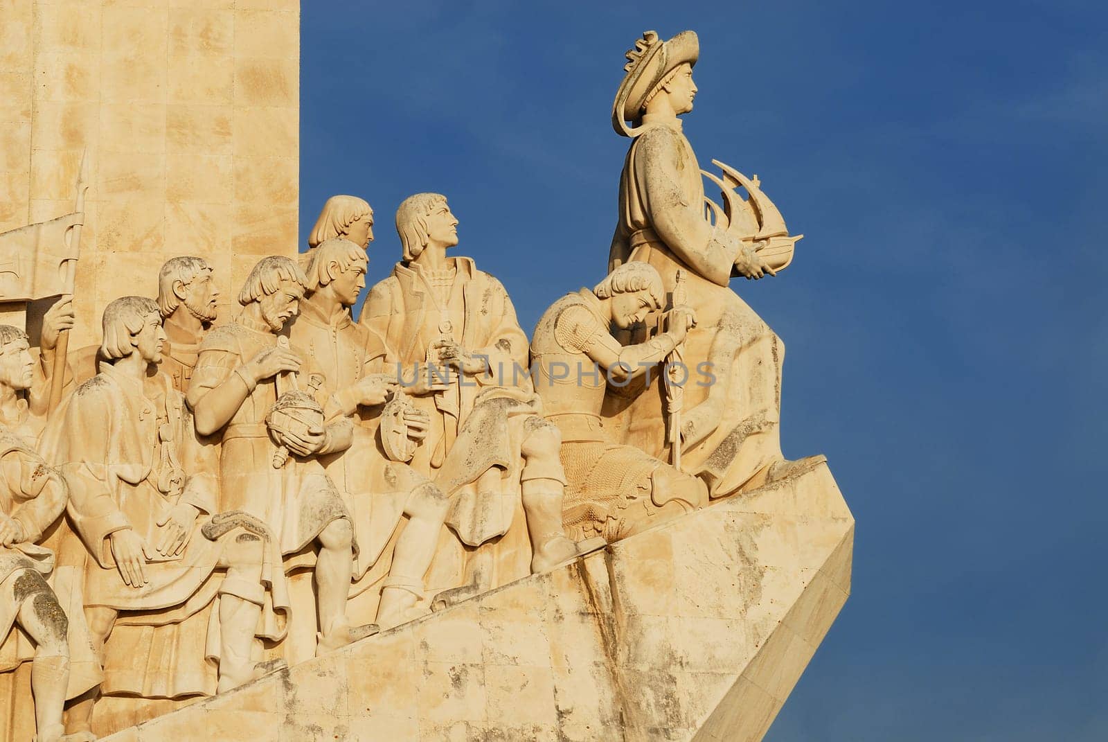 The Padrao dos Descobrimentos (Monument to the Discoveries) celebrates the Portuguese who took part in the Age of Discovery. It is located in the Belem district of Lisbon, Portugal