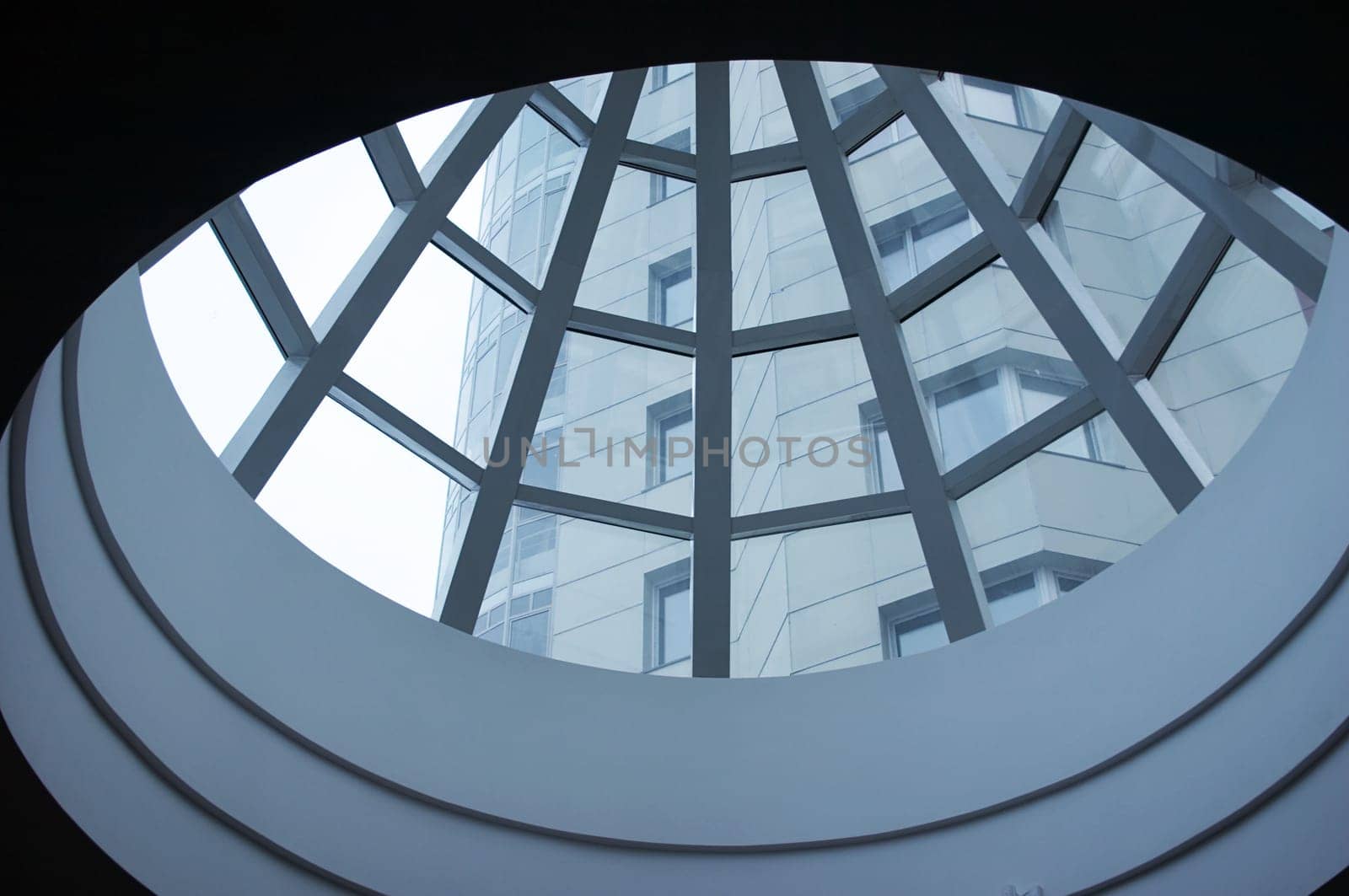 Dome of atrium in new office