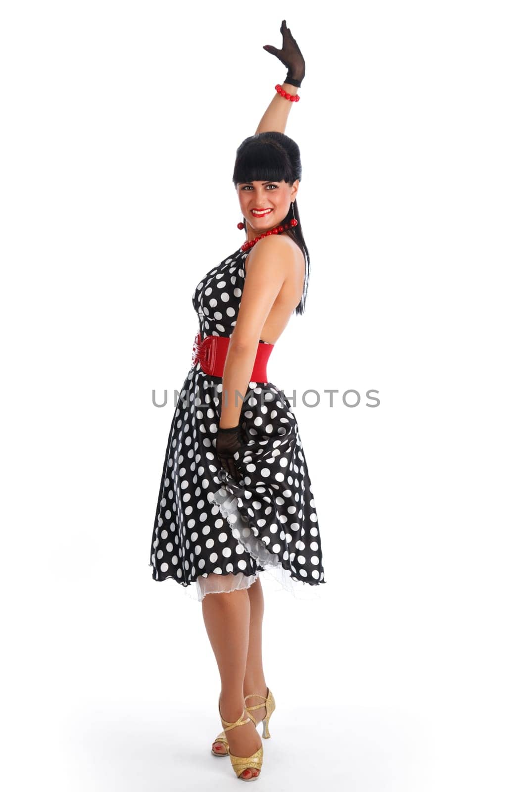Beautiful young dancer, 80&#039 s style