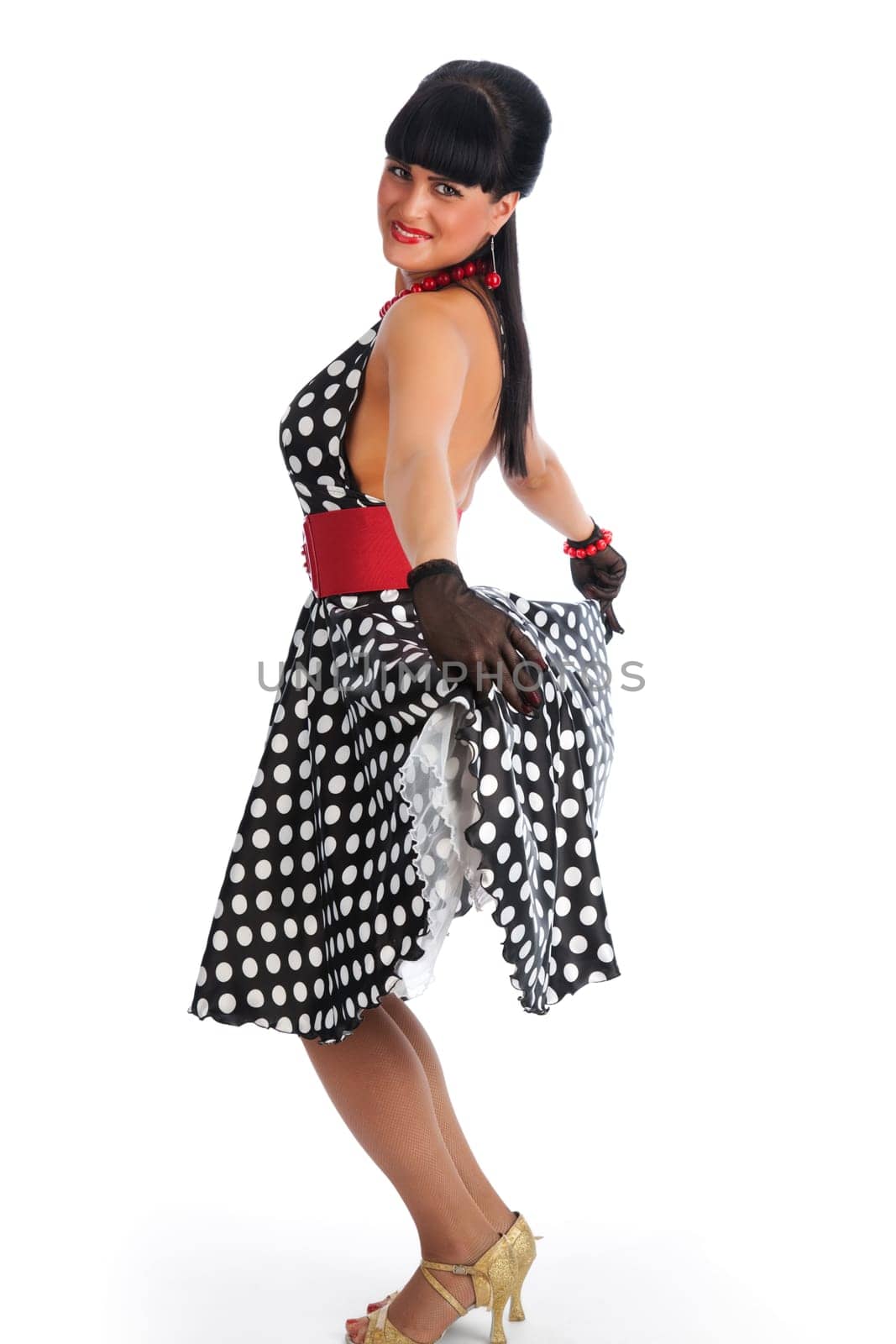 Beautiful young dancer, 80&#039 s style